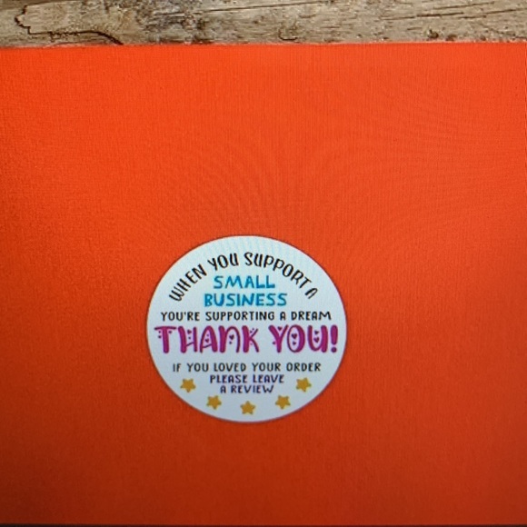 COPY - New Roll Of 500 Thank You Stickers 1.5 inches - Picture 4 of 4